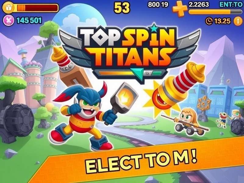 Top Spin Titans Gameplay Screenshot